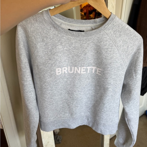 Brunette The Label Light Gray Sweatshirt - Picture 2 of 7